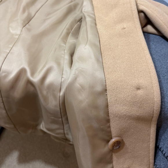 Anne Klein Wool with 4 Button Front Camel Size M - Picture 11 of 16